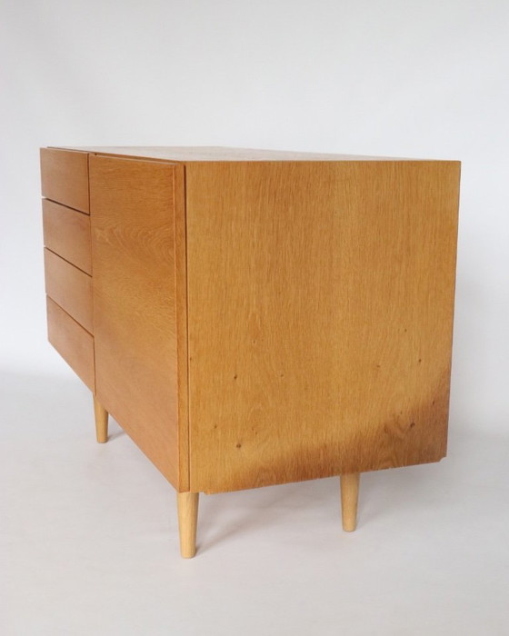 Image 1 of Vintage oak sideboard Danish design cabinet retro furniture