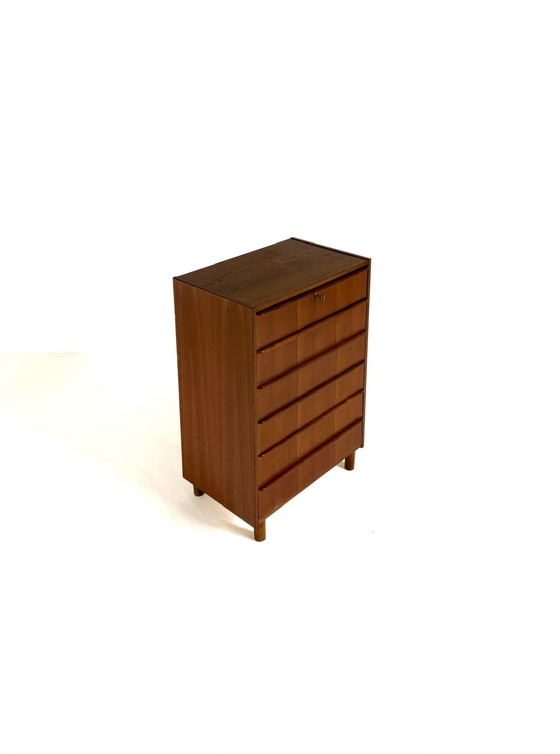 Image 1 of Cassettiera vintage danese in teak anni '60