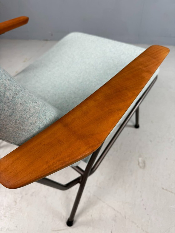 Image 1 of Koene Oberman Fauteuil Met Teak Armleuningen Voor Gelderland, 1954