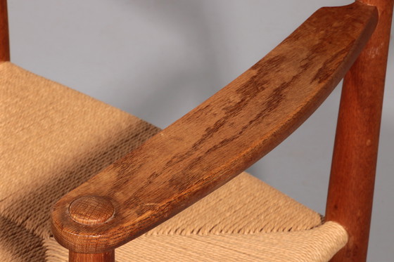 Image 1 of Dining chairs by Hans Wegner for Carl Hansen & Søn, Denmark 2 CH37 and 2 CH36