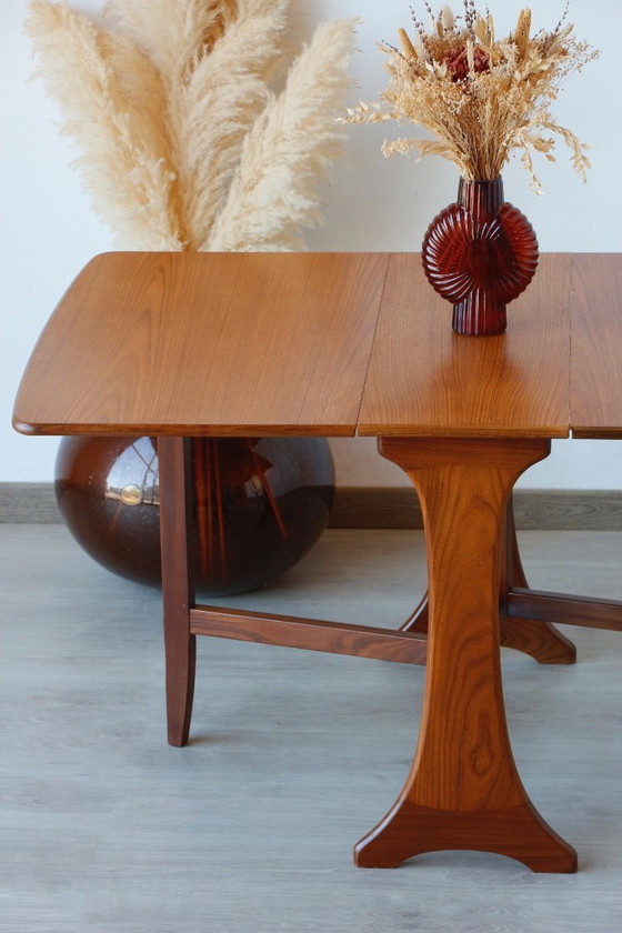 Image 1 of G-Plan opklapbare Scandinavische teakhouten tafel