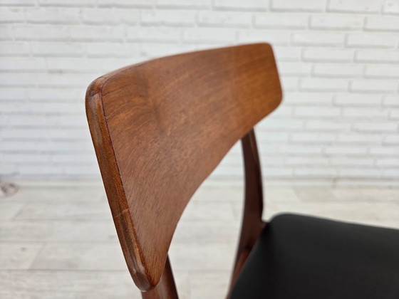 Set van 4 Deense eetkamerstoelen uit de jaren 70 van Findahl Møbelfabrik, gemaakt van teakhout. – Skai, Wood (photo 14 of 14)