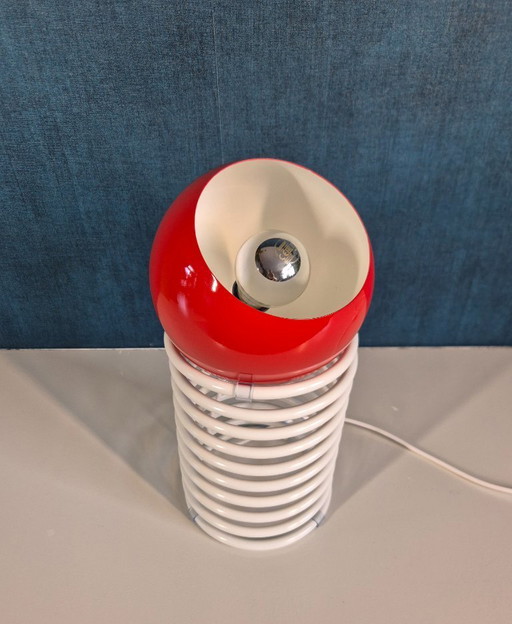 Vintage table lamp - Space Age spiral lamp - 1980s