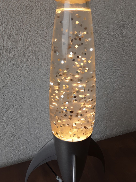 Image 1 of Lampe à paillettes Lava Vintage