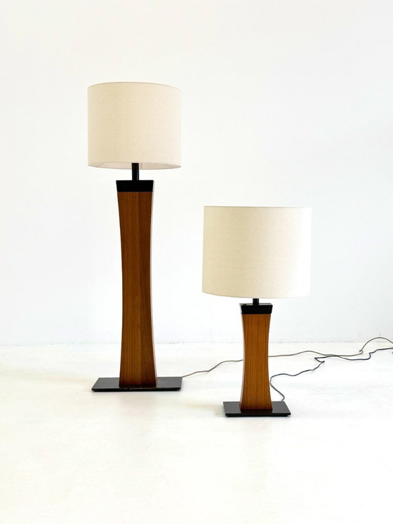 Italiaanse Mid Century Vloerlamp Van Teakhout – Vloerlampen, Wood, Metal (photo 22 of 23)