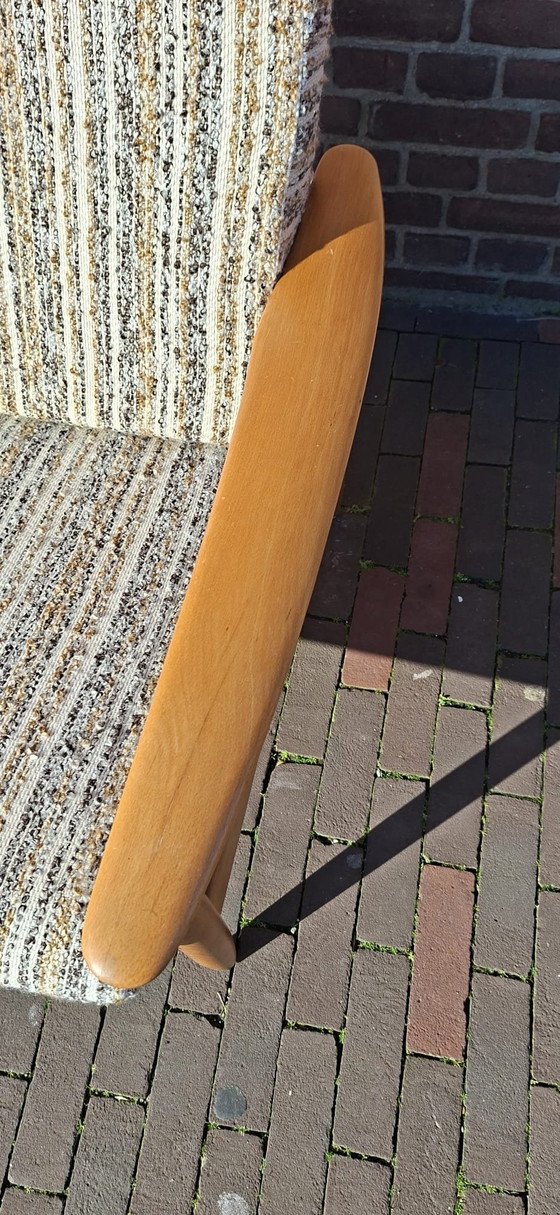 Image 1 of 2 dänische Sessel aus den 1970er Jahren mit Originalpolsterung