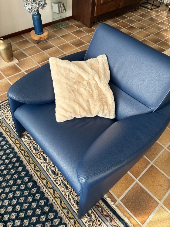 Image 1 of Sillón Leolux Felizia azul