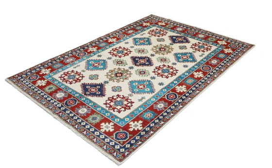 Image 1 of Origineel handgeknoopt Ziegler Kazak tapijt, 210 x 143 cm. Nieuw en in uitstekende staat.