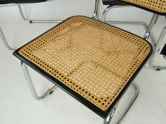 Image 1 of 4 chaises cantilever style Marcel Breuer, design vintage Cesca