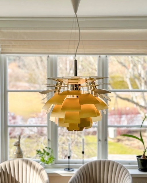 Carciofo Louis Poulsen Ø48 – Edizione 60° Anniversario 2018 – N. 63 – hanglampen, Brass