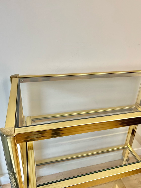 Image 1 of table d'appoint vintage en laiton