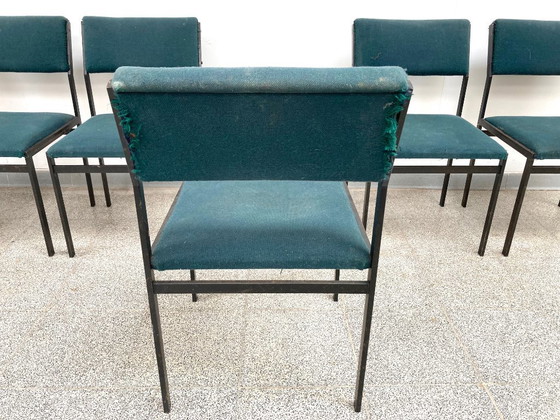 Image 1 of 6 chaises de salle à manger Cees Braakman SM07 pour Pastoe