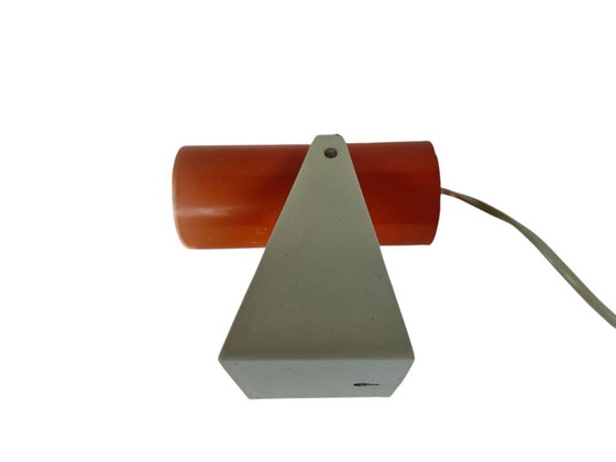 Image 1 of Brilliant Leuchten - Space Age lighting - orange - white - wall spotlight - 3rd quarter 20th century