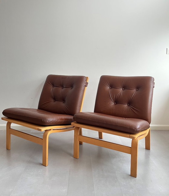 Image 1 of Fauteuils Karl-Erik Ekselius, lot de 2