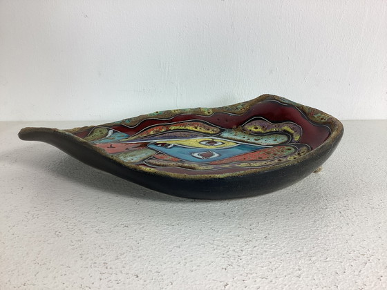 Image 1 of Vintage sixties Italian ceramic wall plate