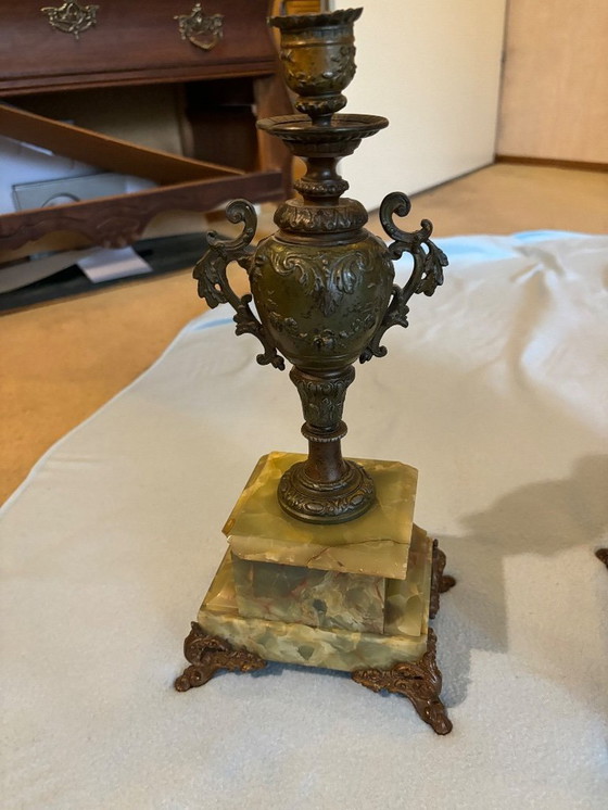 Image 1 of Reloj de sobremesa francés 1870 - 1910