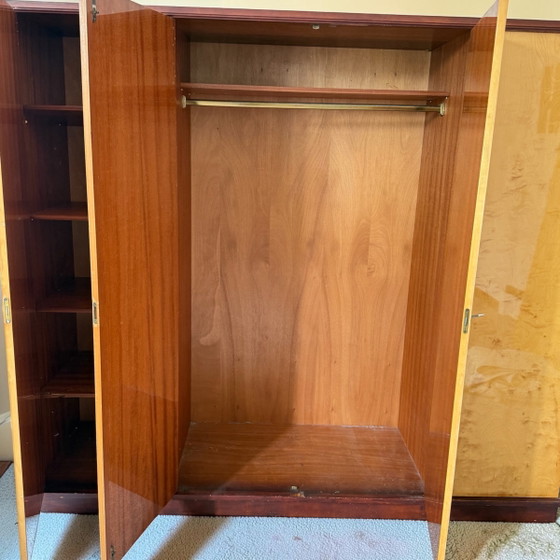 Image 1 of Vintage garderobekast hoogglans kledingkast Berger Mobel