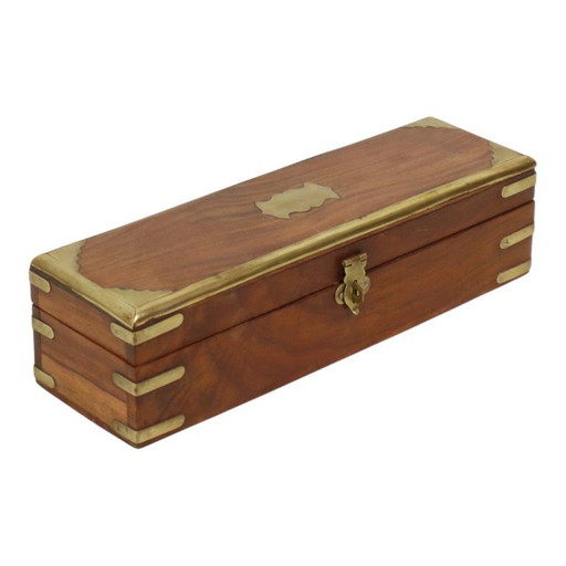 Old Hardwood Pen Box