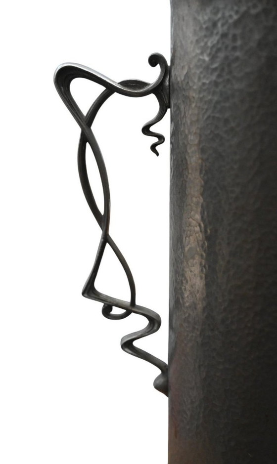 Image 1 of Jugendstil-Weinkühler - Messing verzinnt, um 1900-1915