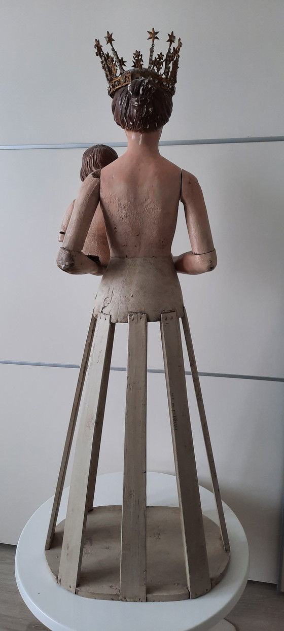 Image 1 of Belle Vierge à l'Enfant du XIXe siècle