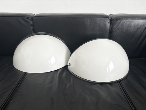 Flos - Set of two wall lamps (Quarto) – wandlampen, Glass, Metal