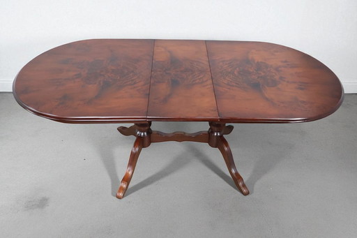 Antique Extendable Mahogany Dining Table - 6 to 8 People