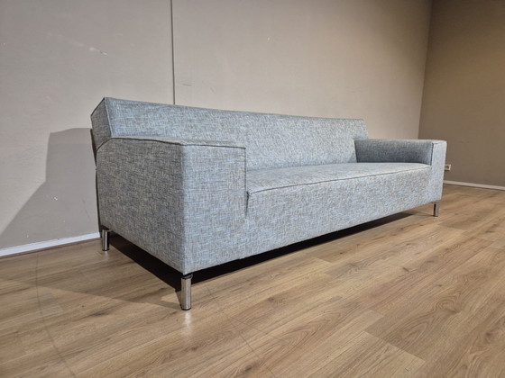 Image 1 of Jame Saar - 3 Seater Sofa - Turquoise - Fabric - Design