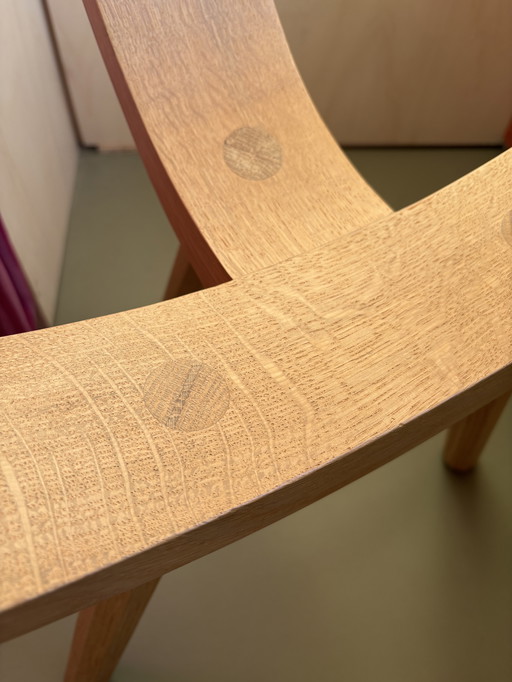 Alki - Hiruki stool 100% solid oak 