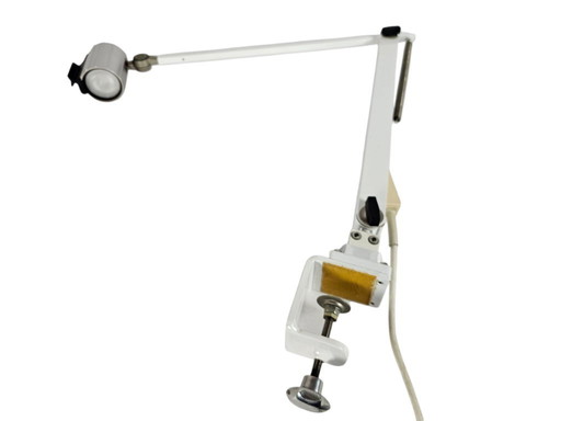 Waldmann Leuchten - Wolfgang Tümpel - Pfaff - Type HPF 20R - lampe à pince de table - Allemagne - années 1960
