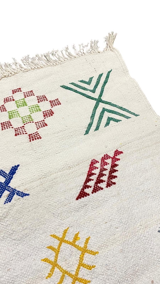 Image 1 of Authentic Handmade Kelim Rug – Atlas – 100 x 50 cm