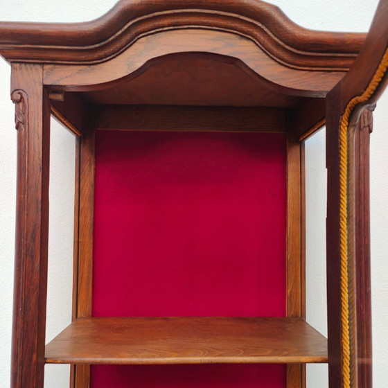 Image 1 of Vintage Antieke Vitrinekast Landelijke wandkast