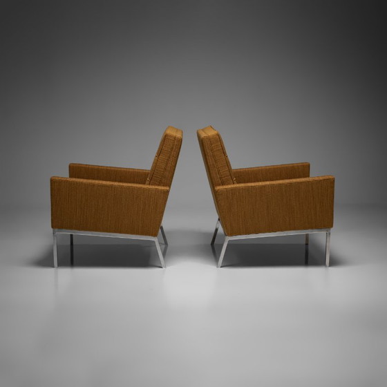Sessel Modell 65A (für Rolex) von Florence Knoll für Knoll, USA, 1960er Jahre, 2er-Set – Wool, Vintage (photo 4 of 14)