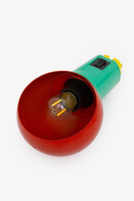 Image 1 of 70’s colorful Memphis Bendt Hansen x WLP socket lamp