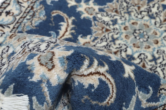 Image 1 of Original Handgeknüpfter Perserteppich Nain Kashmari 285 x 80 cm Top Zustand