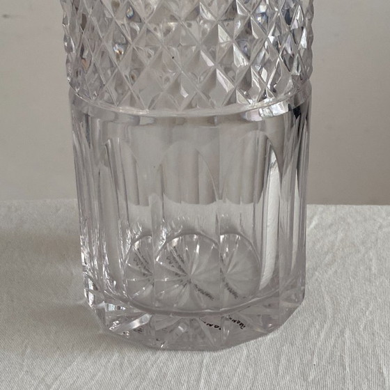 Image 1 of Vintage 1970s Baccarat crystal whisky decanter