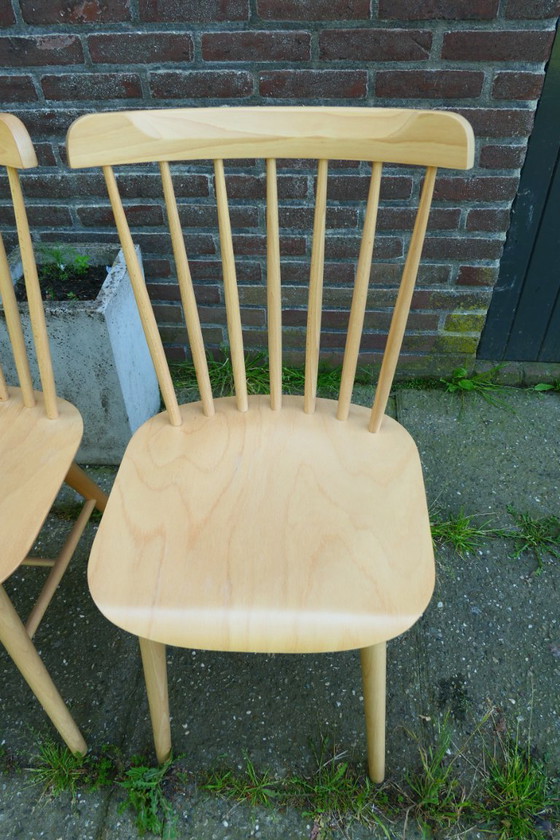 TON / Thonet Set di 4 sedie da pranzo 'Ironica' in legno chiaro – Wood (photo 3 of 11)