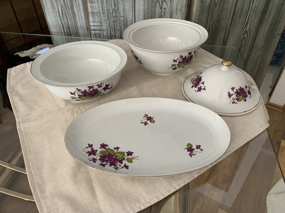 Henneberg Porcelain 1777 Dinner Set, 1960s, Set of 3 – Crockery, Vintage (photo 4 of 9)