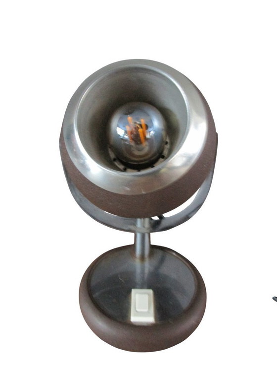 Image 1 of Vintage Space Age "Eyeball" table lamp.