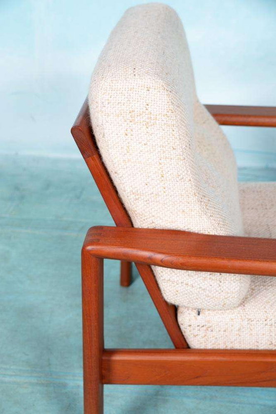 Image 1 of Midcentury armchair teak Danish design Japandi lounge chair