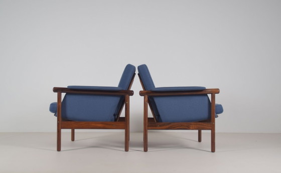 Rare set of Danish Wiki Armchairs by Illum Wikkelso for Koefoeds Mobelfabrik – Wood (photo 2 of 10)