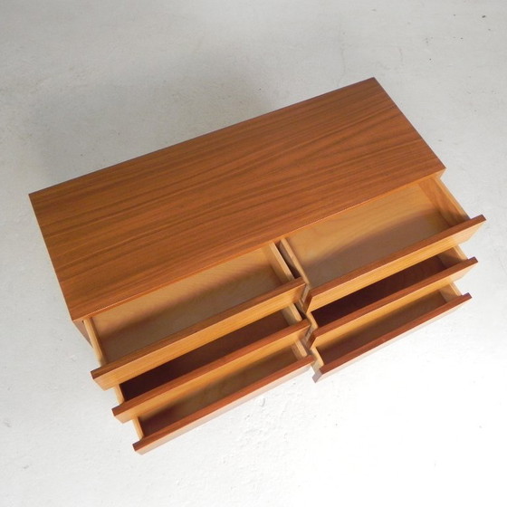 Image 1 of Kommode aus der Mitte des 20. Jahrhunderts mit 6 Schubladen im Stil von Musterring, 1960er Jahre