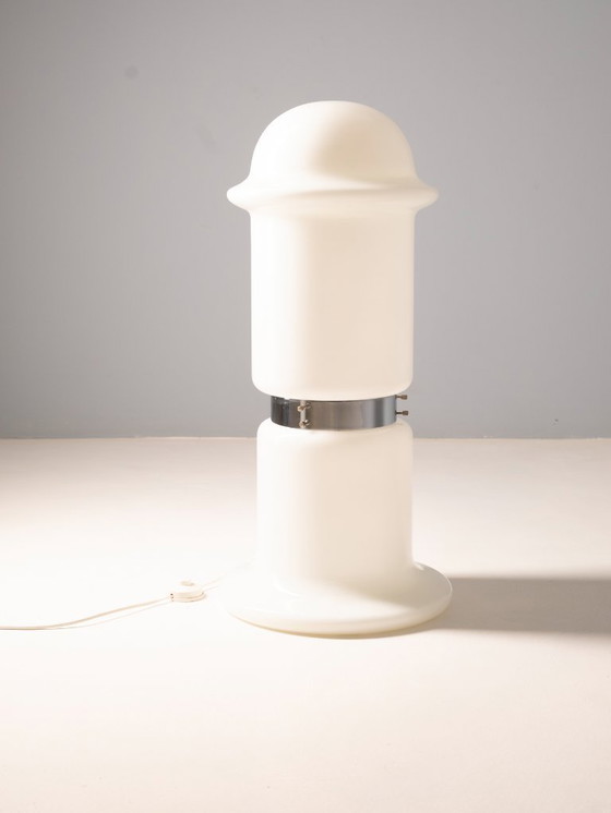 Image 1 of Volledig glazen staande lamp, Karel Volf, jaren 70-80, Tsjecho-Slowakije