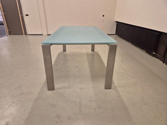 Image 1 of Arco Dining Table - Glass - Aluminium - Design