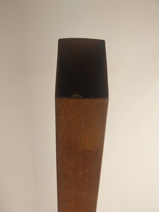 1 x set of 2 industrial content floor lamps 195cm high