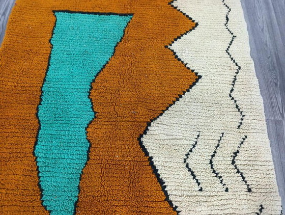 Image 1 of Handmade Natural Wool Rug, Size 150/250 cm