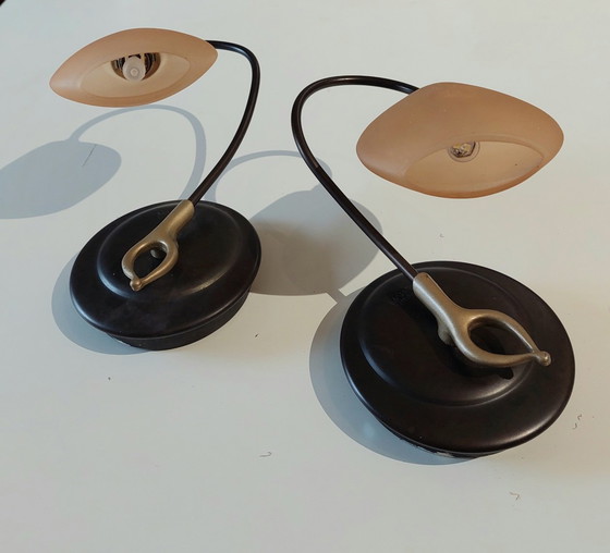 Image 1 of 2 Marchetti Mid Century Wall Lamps 