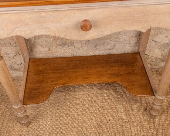 Massief houten wastafelmeubel in Louis-Philippe stijl – Opbergkast (photo 4 of 12)