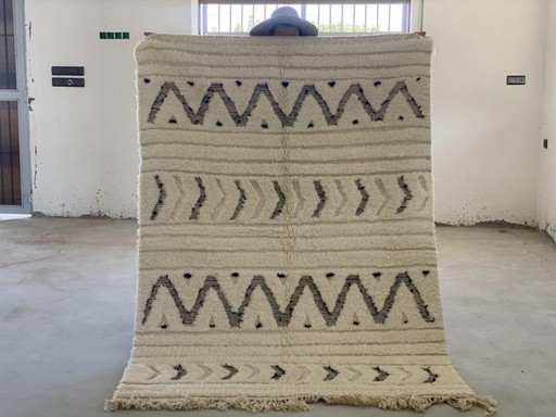 Tapis Beni Ouarain en laine authentisch 200cmx150cm