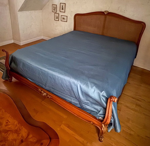 2 Bett REMY Stil Louis XV und sein Boxspringbett