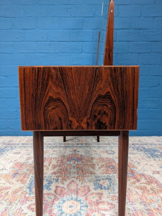 Image 1 of Vintage kaptafel met kruk, Melvin Mikkelsen Møbler, Denemarken, jaren 60